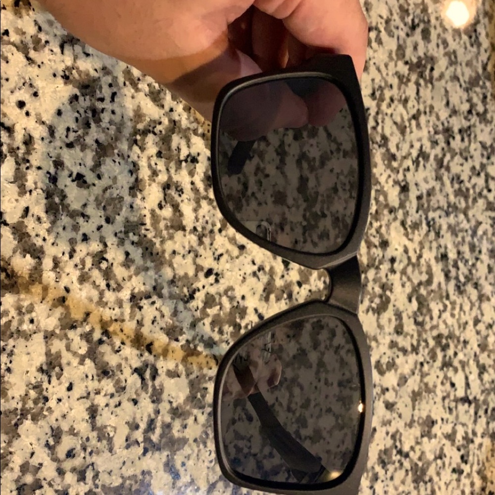 Oakley Catalyst Black Ink 56 eye size Gray lens like new w Oakley case.